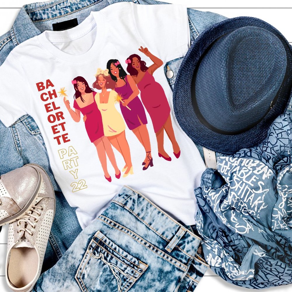 Personalized Shirts | Bachelorette | Girls Trip | Girls Weekend || S-4X